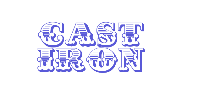 Cast Iron Font Download