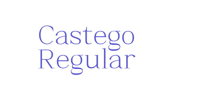 Castego Regular Font Download