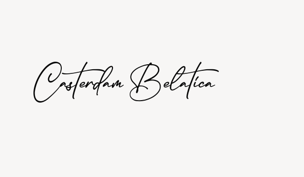 Casterdam Belatica Font