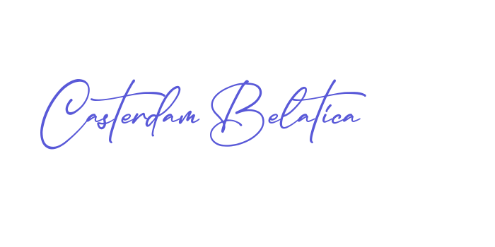 Casterdam Belatica Font