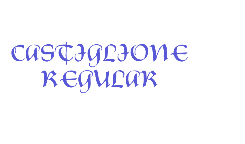 Castiglione Regular Font Download