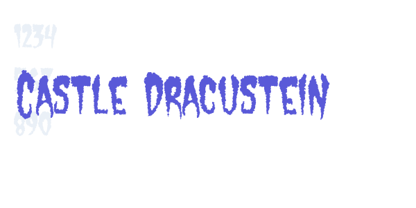 Castle Dracustein font free