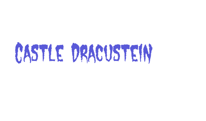 Castle Dracustein Font Download