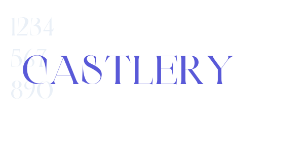 Castlery font free