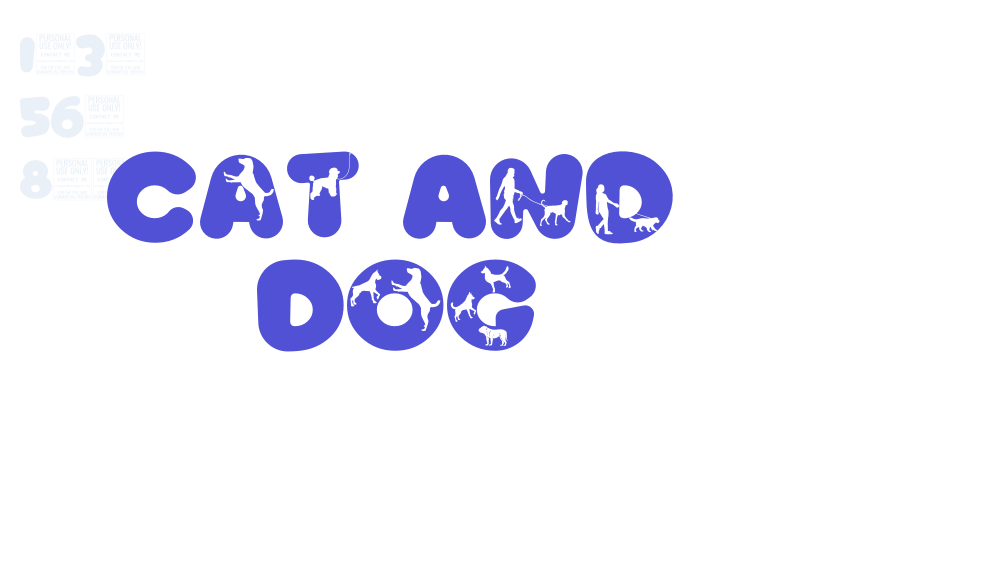 Cat And Dog-font-download