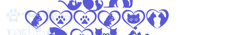 Cat Doodle Font font download