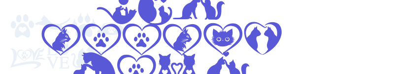 Cat Doodle Font-related font