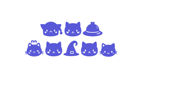 Cat Kawai Font Download