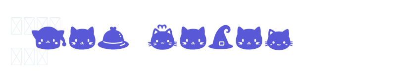 Cat Kawai-related font