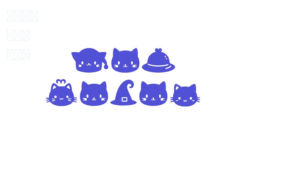 Cat Kawai-font-download