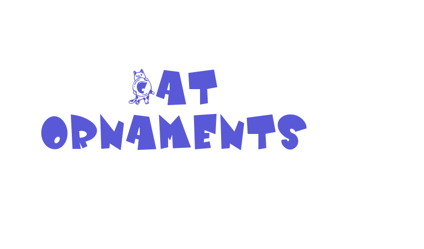 Cat ornaments Font Download