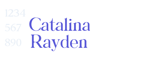 Catalina Rayden font