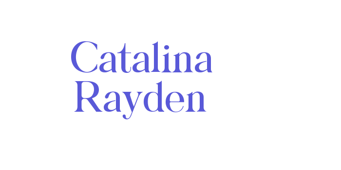 Catalina Rayden Font Download