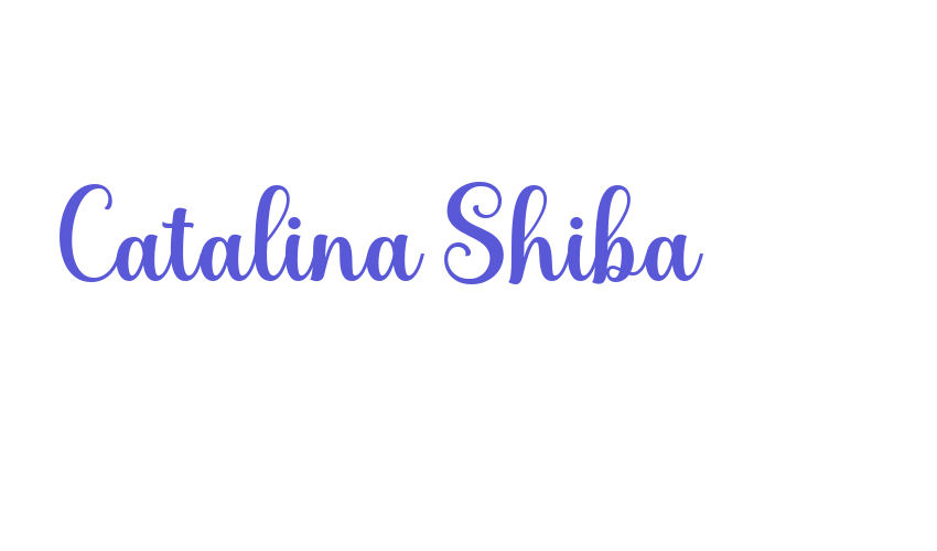 Catalina Shiba Font