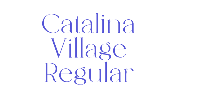 Catalina Village Regular Font Download