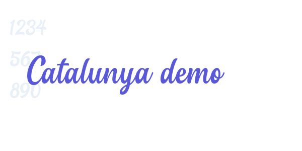 Catalunya demo font free