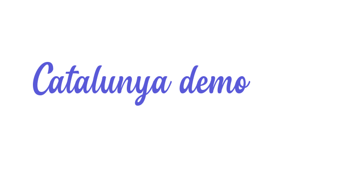 Catalunya demo Font Download