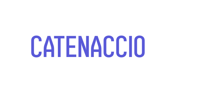 Catenaccio Font Download