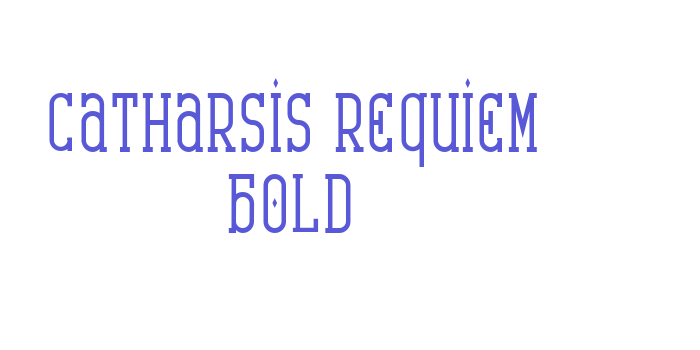 Catharsis Requiem Bold Font Download