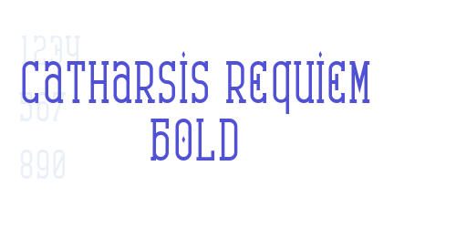 Catharsis Requiem Bold-font-download