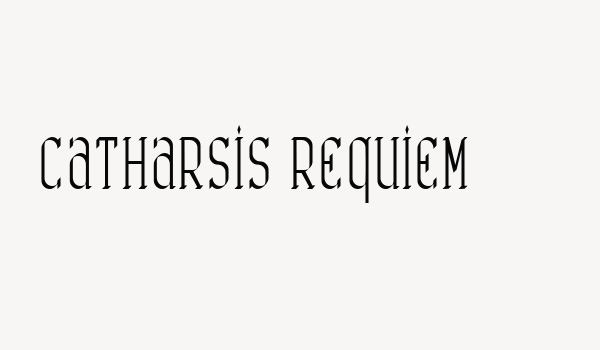 Catharsis Requiem Font