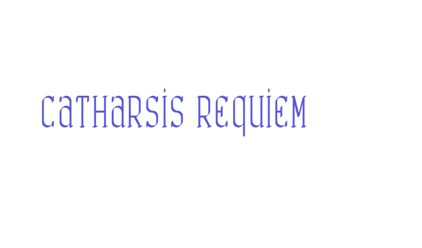 Catharsis Requiem Font