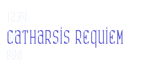 Catharsis Requiem-font-download