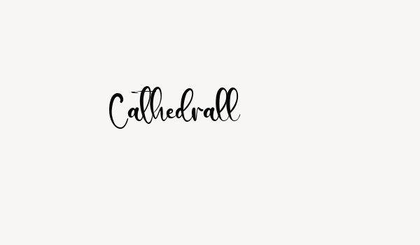 Cathedrall Font