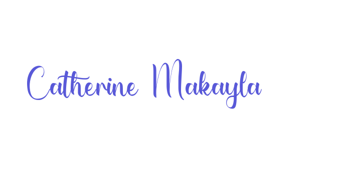 Catherine Makayla Font Download