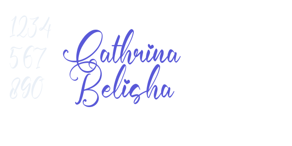 Cathrina Belisha font free