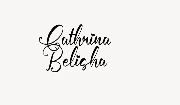 Cathrina Belisha Font