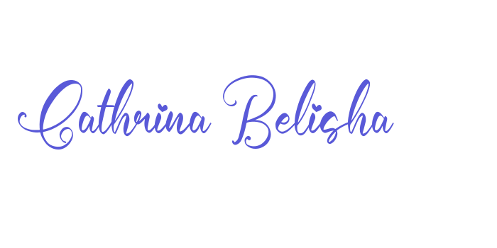 Cathrina Belisha Font Download