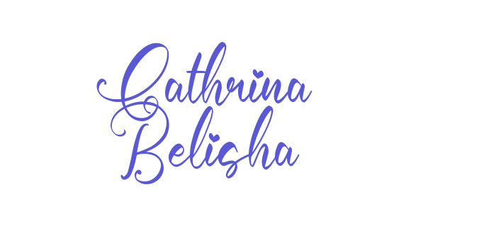 Cathrina Belisha Font