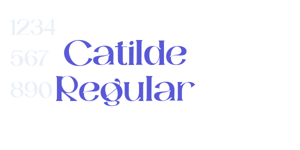 Catilde Regular font