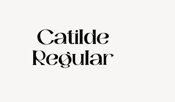 Catilde Regular Font