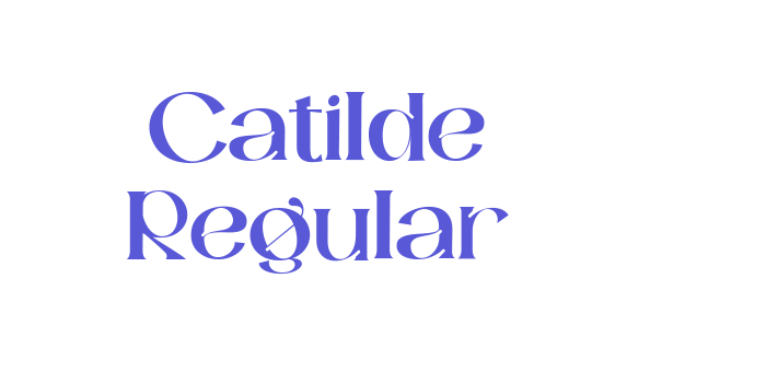 Catilde Regular Font