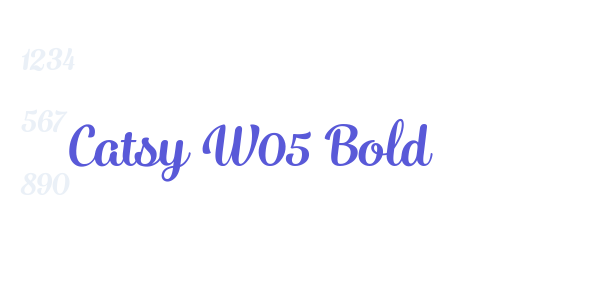 Catsy W05 Bold font free