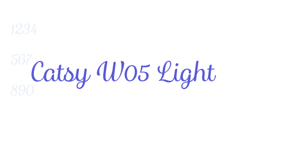 Catsy W05 Light font free