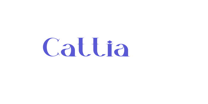 Cattia Font Download