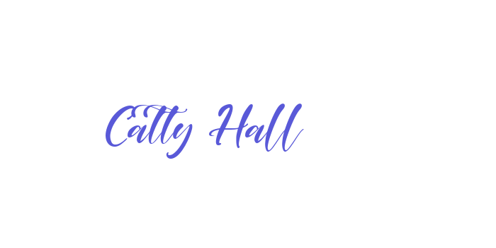 Catty Hall Font Download