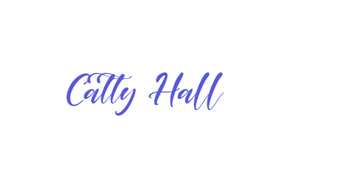 Catty Hall Font