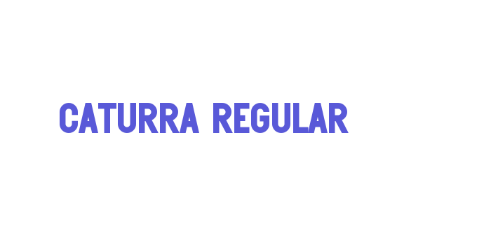 Caturra Regular Font Download