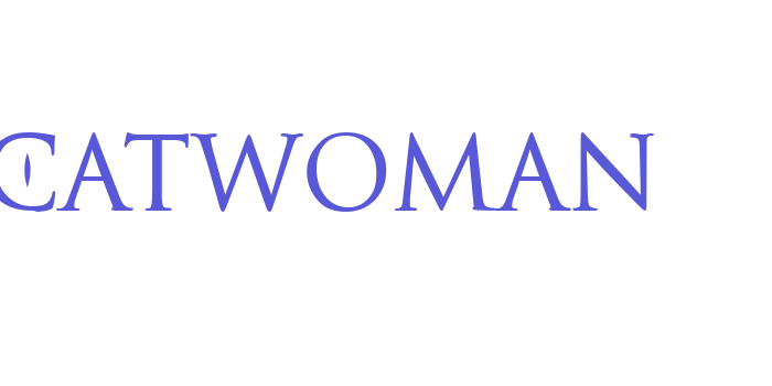 Catwoman Font Download