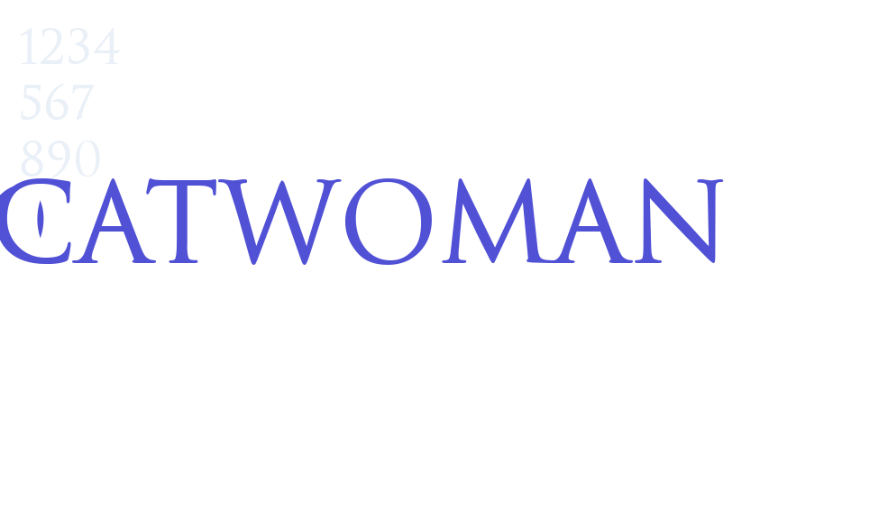 Catwoman-font-download