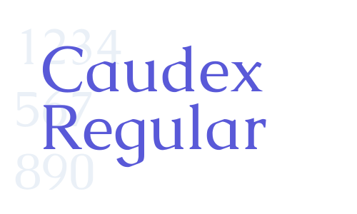 Caudex Regular Font Download