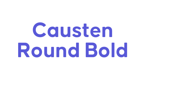 Causten Round Bold Font Download