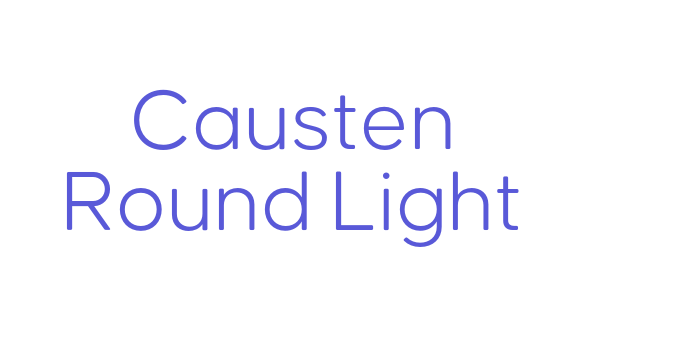 Causten Round Light Font Download