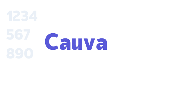 Cauva font free