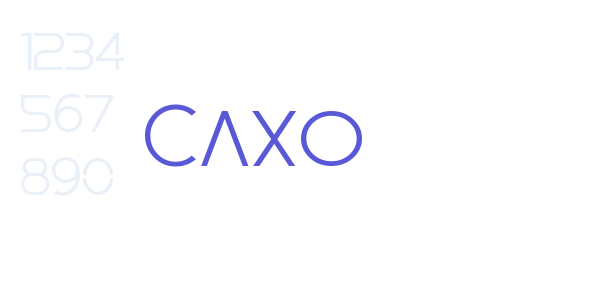 Caxo font