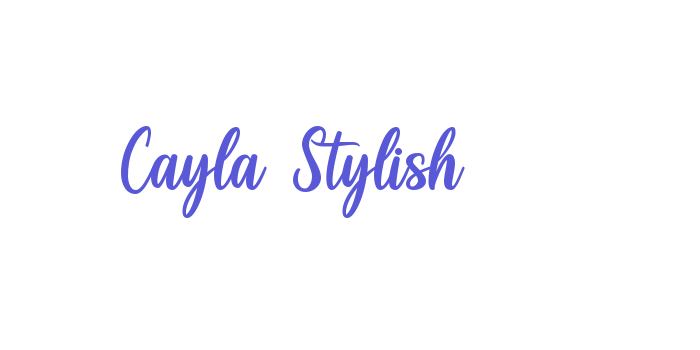 Cayla Stylish Font Download